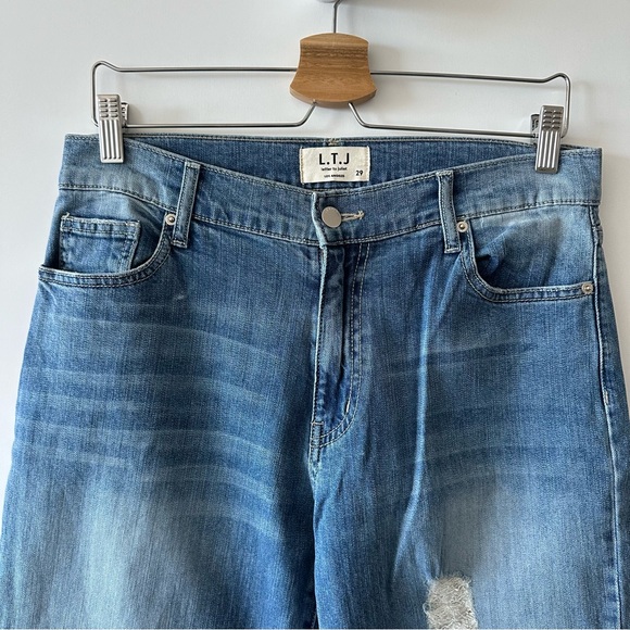 L.T.J Letter to Juliet • Distressed Straight Leg Jeans - Picture 2 of 10